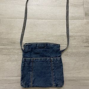 Vintage Denim Shoulder Bag